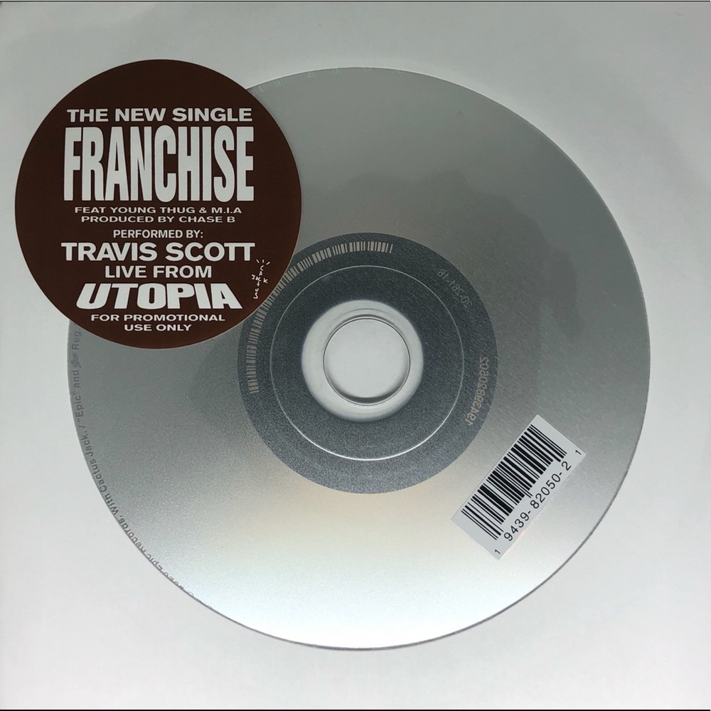Travis Scott Franchise Promo Cd